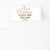 BANDEROLES BÉBÉ ENFANTS PREMIER NOËL VACANCES AJOUTER LE NOM  (Insitu)