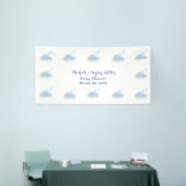 Banderoles Bébé garçon Starlit Bliss Cigogne livraison spécia (Salon professionnel)