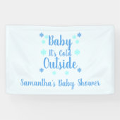 Banderoles Bébé Il fait froid dehors (Horizontal)