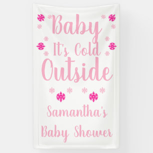 Banderoles Bébé Il fait froid dehors