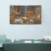 Banderoles Bébé Jésus Manger Nativité de Noël (Salon professionnel)