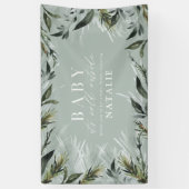 Banderoles Bébé son froid en dehors du baby shower (Vertical)