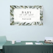 Banderoles Bébé son froid en dehors du baby shower (Salon professionnel)