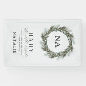 Banderoles Bébé son froid en dehors du baby shower (Horizontal)