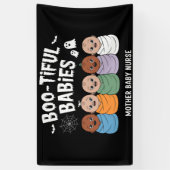 Banderoles Bébés Bootiful Infirmière Mère Bébé Halloween (Vertical)