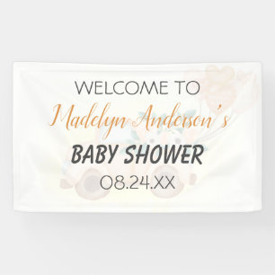 Banderoles Bébés Mignons Camion Vintage Triplés Baby Shower