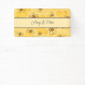 Banderoles Bee Buzzing Honey Bees mignonne (Insitu)