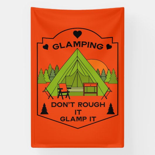 Banderoles Bell Tent Glamping (Verticale)