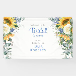 Banderoles Belle Baby Shower Floral Méditerranéen de Mariage