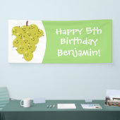 Banderoles Belle bande de raisins amusante illustration (Salon professionnel)