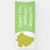 Banderoles Belle bande de raisins amusante illustration (Vertical)