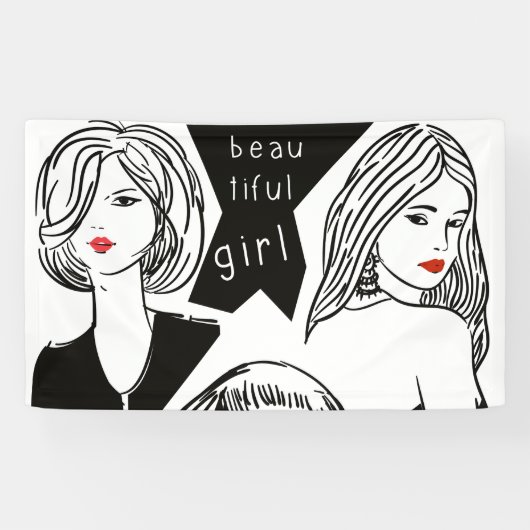 Banderoles belle fille (Horizontal)