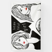 Banderoles belle fille (Vertical)