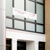 Banderoles Belle icône fille cheveux rose coiffure marque (Bâtiment extérieur)