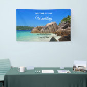 Banderoles Belle Mer Tropicale avec un Mariage Rocky Beach (Salon professionnel)
