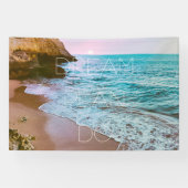 Banderoles Belle Plage de soleil de bord de mer (Horizontal)