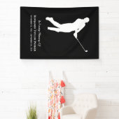 Banderoles Bereavity Sympathy Funeral Memorial Golf Player (Insitu)