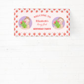 Banderoles Berry fraise photo premier anniversaire (Insitu)