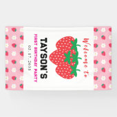 Banderoles Berry Premier anniversaire 1er anniversaire (Horizontal)