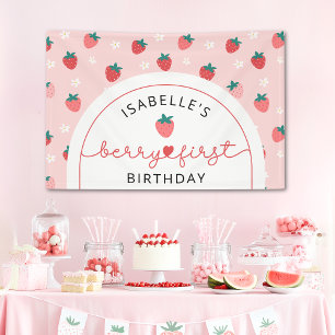 Banderoles Berry Premier anniversaire 1er anniversaire Fête d