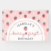Banderoles Berry Premier anniversaire 1er anniversaire Fête d (Horizontal)
