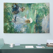 Banderoles Berthe Morisot - À côté d'un lac (Salon professionnel)