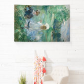 Banderoles Berthe Morisot - À côté d'un lac (Insitu)