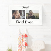 Banderoles best dad ever happy fête des pères ajouter votre p (En situation)