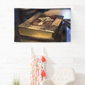 Banderoles Bible chrétienne antique (En situation)