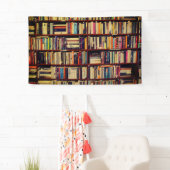 Banderoles Bibliothèque étagères (En situation)