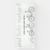 Banderoles Bicyclette bleue (Vertical)