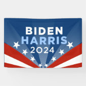 Banderoles Biden 2024 Président Biden Harris 2024 (Horizontal)