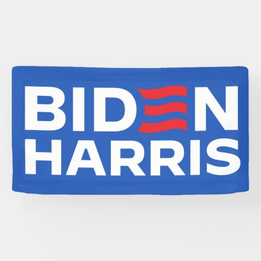 Banderoles Biden Harris 2024 (Horizontal)