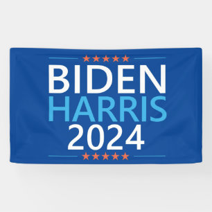 Banderoles Biden Harris 2024 pour l'élection présidentielle