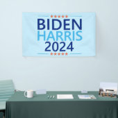 Banderoles Biden Harris 2024 pour l'élection présidentielle a (Salon professionnel)