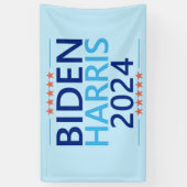 Banderoles Biden Harris 2024 pour l'élection présidentielle a (Vertical)