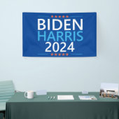 Banderoles Biden Harris 2024 pour l'élection présidentielle a (Salon professionnel)