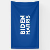 Banderoles Biden Harris, Bleu blanc (Vertical)