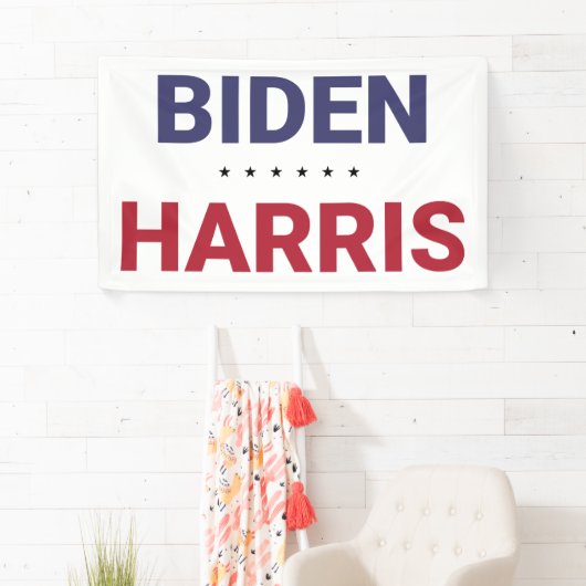 Banderoles Biden-Harris (élection américaine de 2020) (En situation)