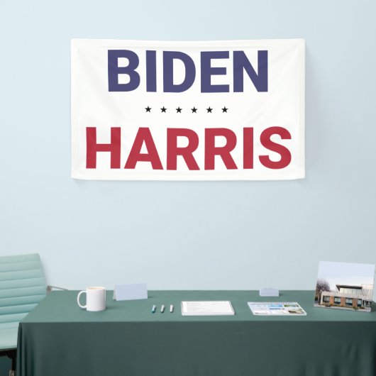 Banderoles Biden-Harris (élection américaine de 2020) (Salon professionnel)