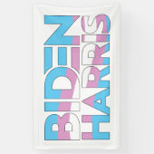 Banderoles Biden Harris Fierté Trans (Vertical)