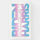 Banderoles Biden Harris Fierté Trans (Vertical)