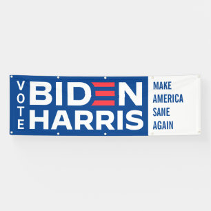 Banderoles Biden Harris Personnalisé Légende Élection du p