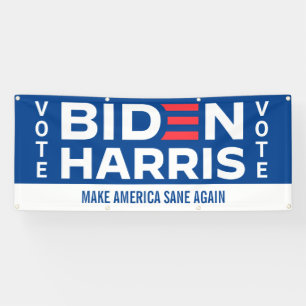 Banderoles Biden Harris Personnalisé Légende Élection du p