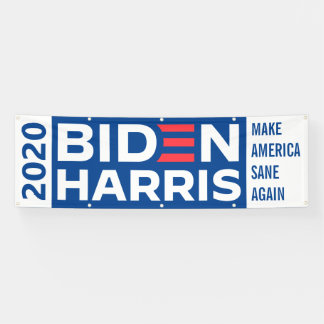 Banderoles Biden Harris Personnalisé Légende Élection du prés