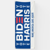 Banderoles Biden Harris Personnalisé Légende Élection du prés (Vertical)