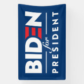 Banderoles Biden Pour Président 2024 (Verticale)