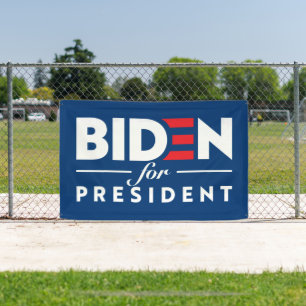Banderoles Biden Pour Président 2024
