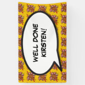 Banderoles BIEN FAIT Fun Moderne Retro Comic Book (Vertical)