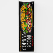 Banderoles Bientôt Grand Ouverture Sandwich Shop Business (Vertical)